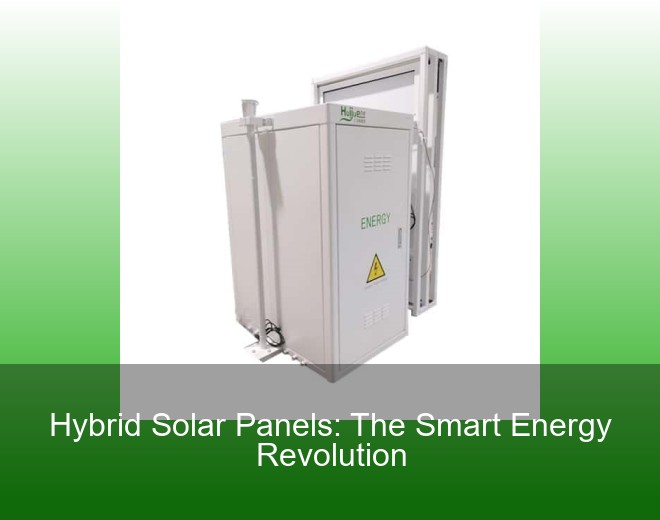 Hybrid Solar Panels: The Smart Energy Revolution